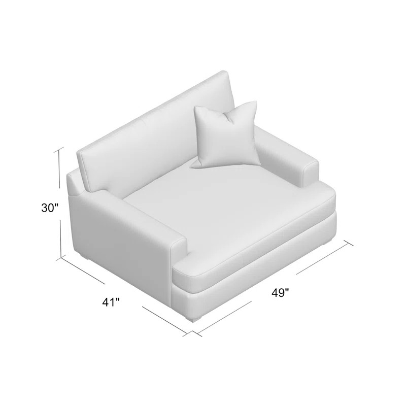 Emilio 49'' Wide Armchair | Wayfair North America