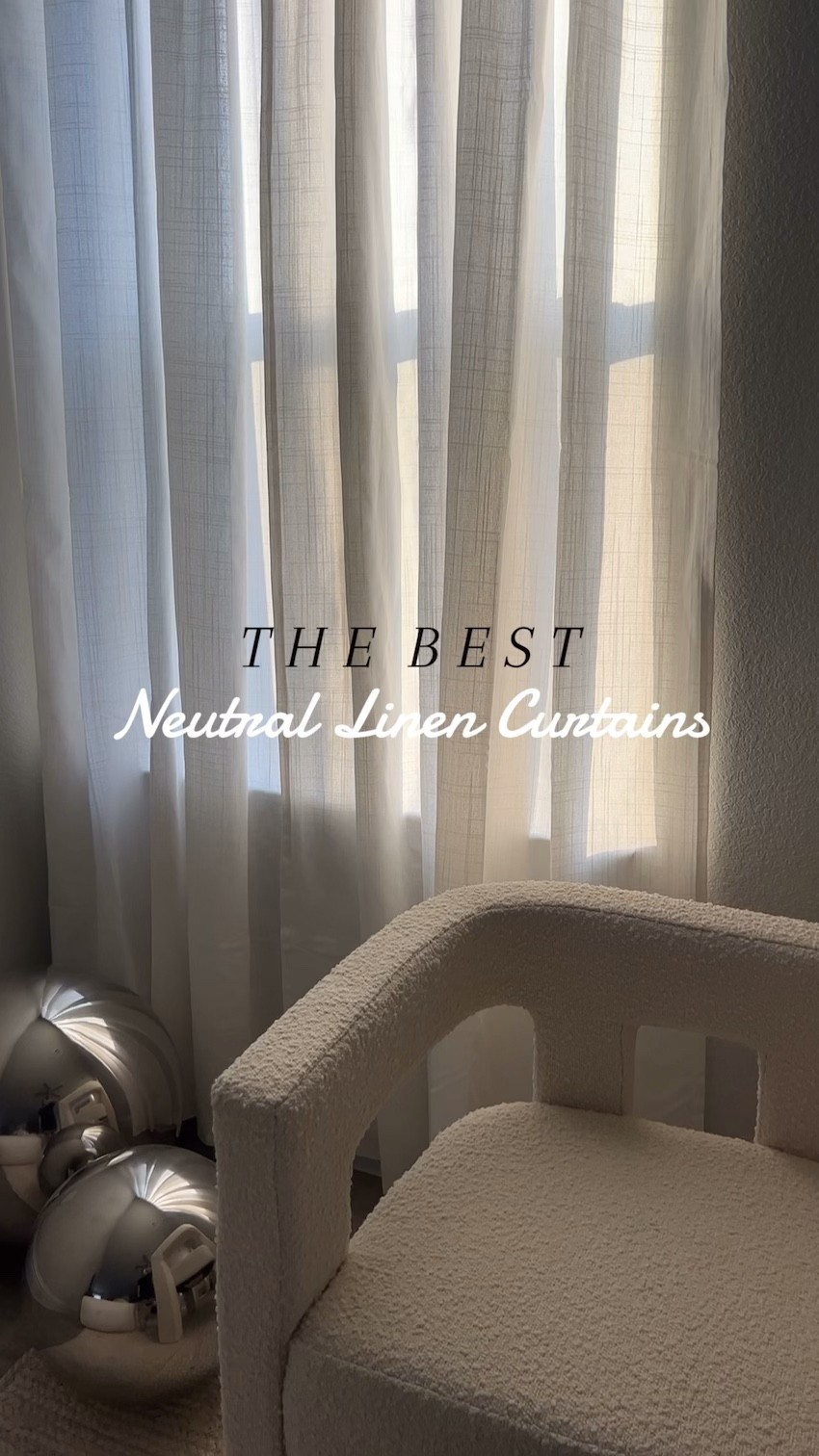 IKEA curtains, neutral curtains, linen curtains, neutral home decor, diy curtains, home decor, curtains 

#LTKhome