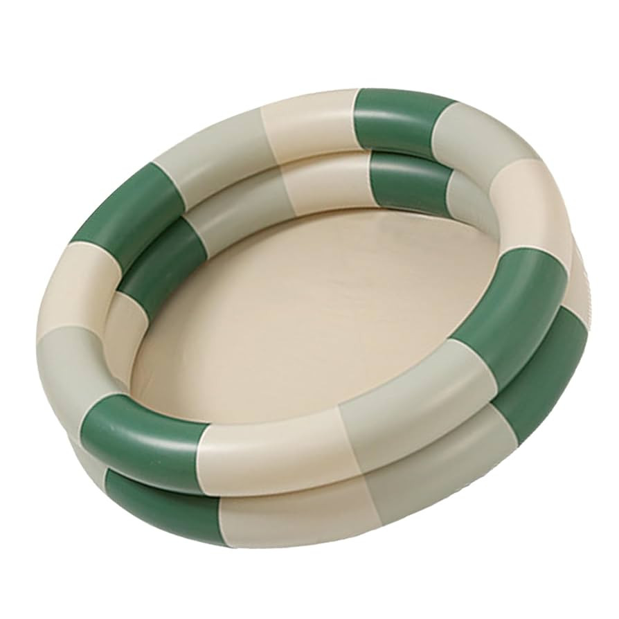 Inflatable Baby Retro Swimming Pool Family Cute Style Thickened Water Pool for Kids Indoor Outdoo... | Amazon (US)