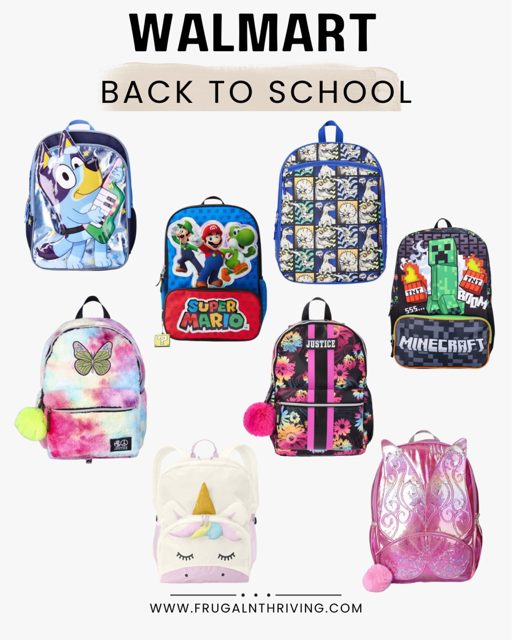 #walmartpartner A stylish backpack is must for those littles walking into their first day of school. Whether they love fairies and butterflies or Bluey and dinosaurs, find a backpack that’s as personality-packed as they are! 🎒

@walmart 

#LTKSaleAlert #LTKKids #LTKBacktoSchool