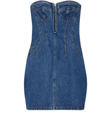 Mini denim dress | 24S US