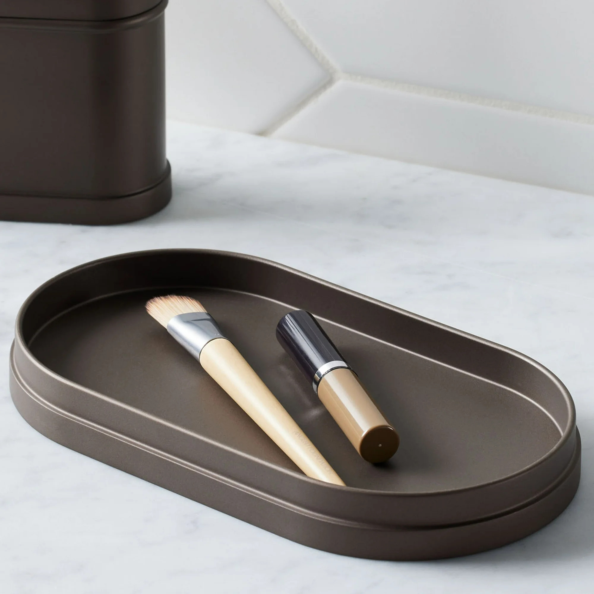 Better Homes & Gardens Bronze Metal Accessory Tray | Walmart (US)