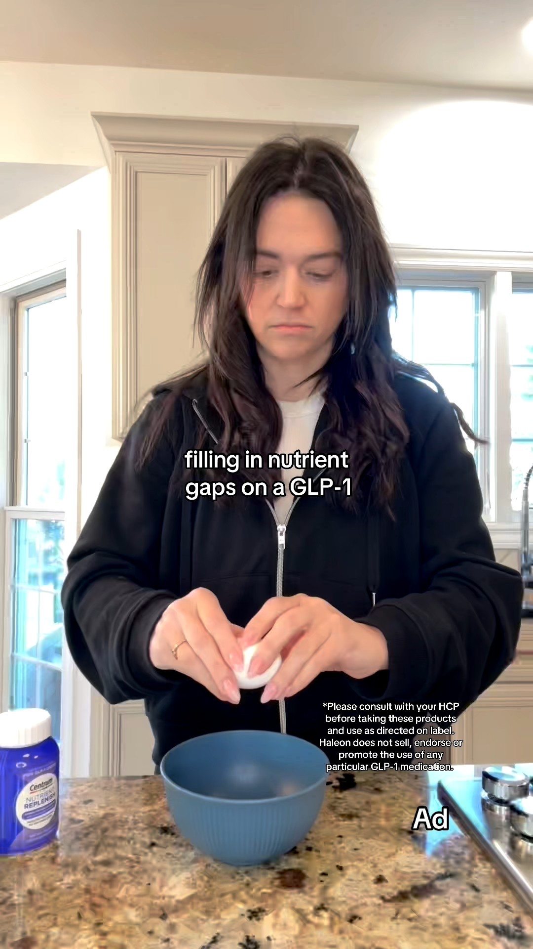 As someone on a GLP-1, I am always looking for ways to ensure I am fueling my body the right way. The Centrum Nutrient Replenish for GLP-1 Users has been perfect for me! It has 22 essential nutrients in one mini tablet to help fill nutrient gaps on a GLP-1 journey. They are available at Target! 
      @centrumUSA @Target 

Please consult with your HCP before taking these products and use as directed on label. Haleon does not sell, endorse or promote the use of any particular GLP-1 medication. 

 #ad #CentrumPartner #Centrumglp1 #CentrumNutrientReplenish #TargetPartner #Target