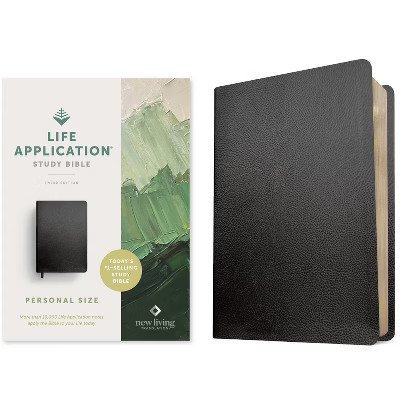 NLT Life Application Study Bible, Third Edition, Personal Size (Bonded Leather, Black, Red Letter) - by  New Living Translation (Leather Bound) | Target
