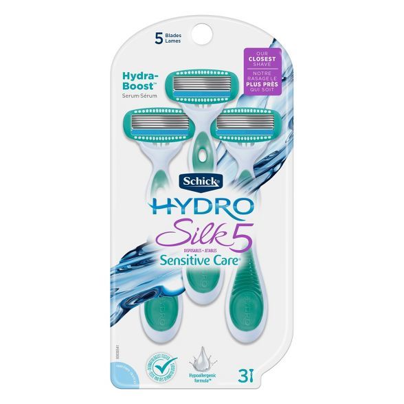 Schick Hydro Silk 5 Women's Disposable Razors - 3ct | Target