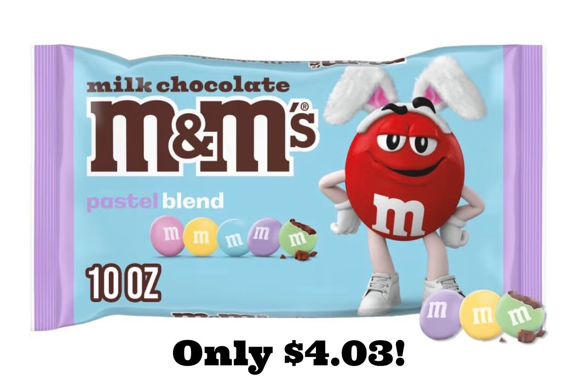 Amazon has bags of the Pastel Easter M&Ms on sale for only $4.03 today! Lowest I’ve seen these anywhere this season, and they’re great for baking and fun seasonal desserts, filling Easter eggs, etc. Great price! 🐣 

#LTKfoodie #LTKSeasonal #LTKSaleAlert