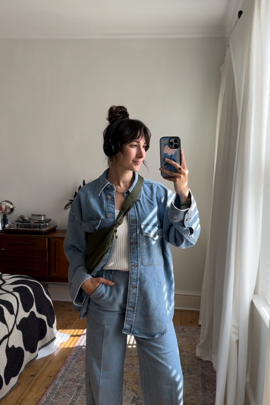 Double denim look 