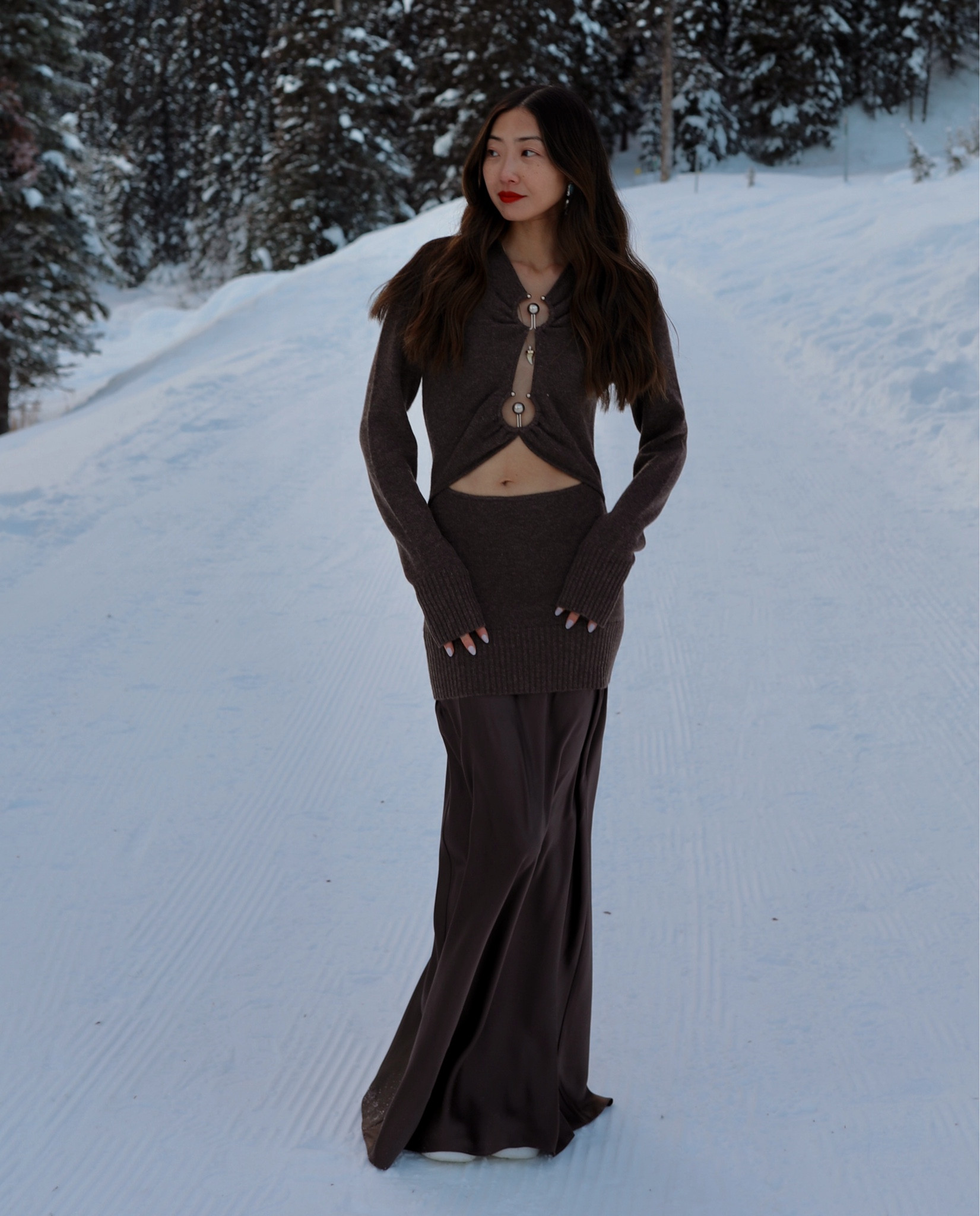 Snow Queen sweater and silk dress! 

#LTKootd #LTKgrwm #LTKdayinmylife