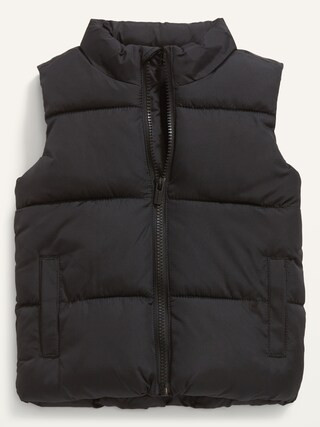 Unisex Solid Frost-Free Puffer Vest for Toddler | Old Navy (US)