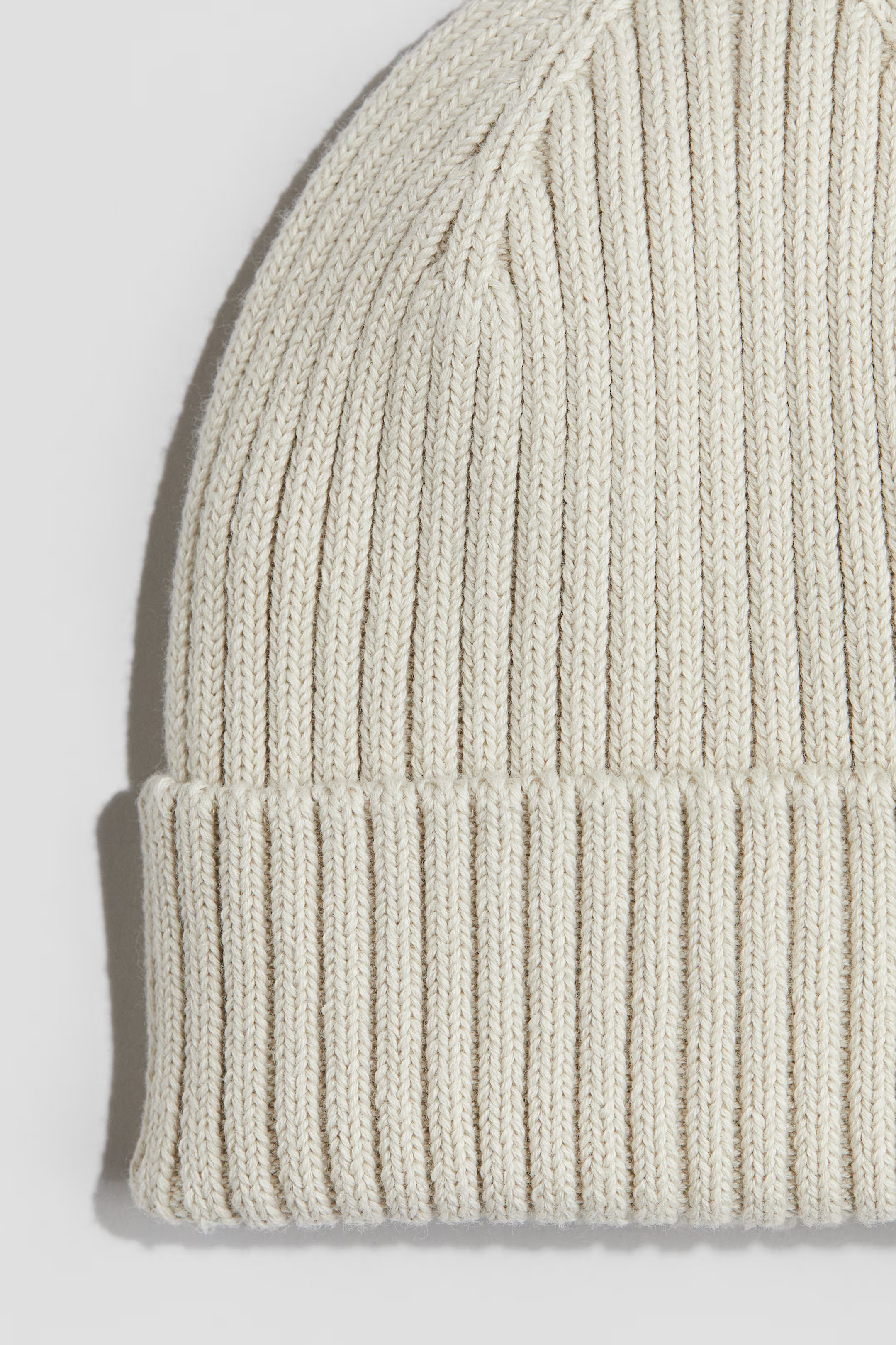 Rib-knit beanie | H&M (UK, MY, IN, SG, PH, TW, HK)