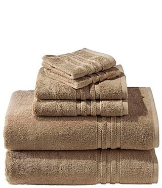 L.L.Bean Bean's Organic Cotton 6-Piece Bath Towel Set - Twig | Dillard's