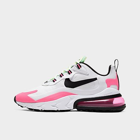 Nike Women's Air Max 270 React SE Casual Shoes in Pink/White Size 8.5 | Finish Line (US)