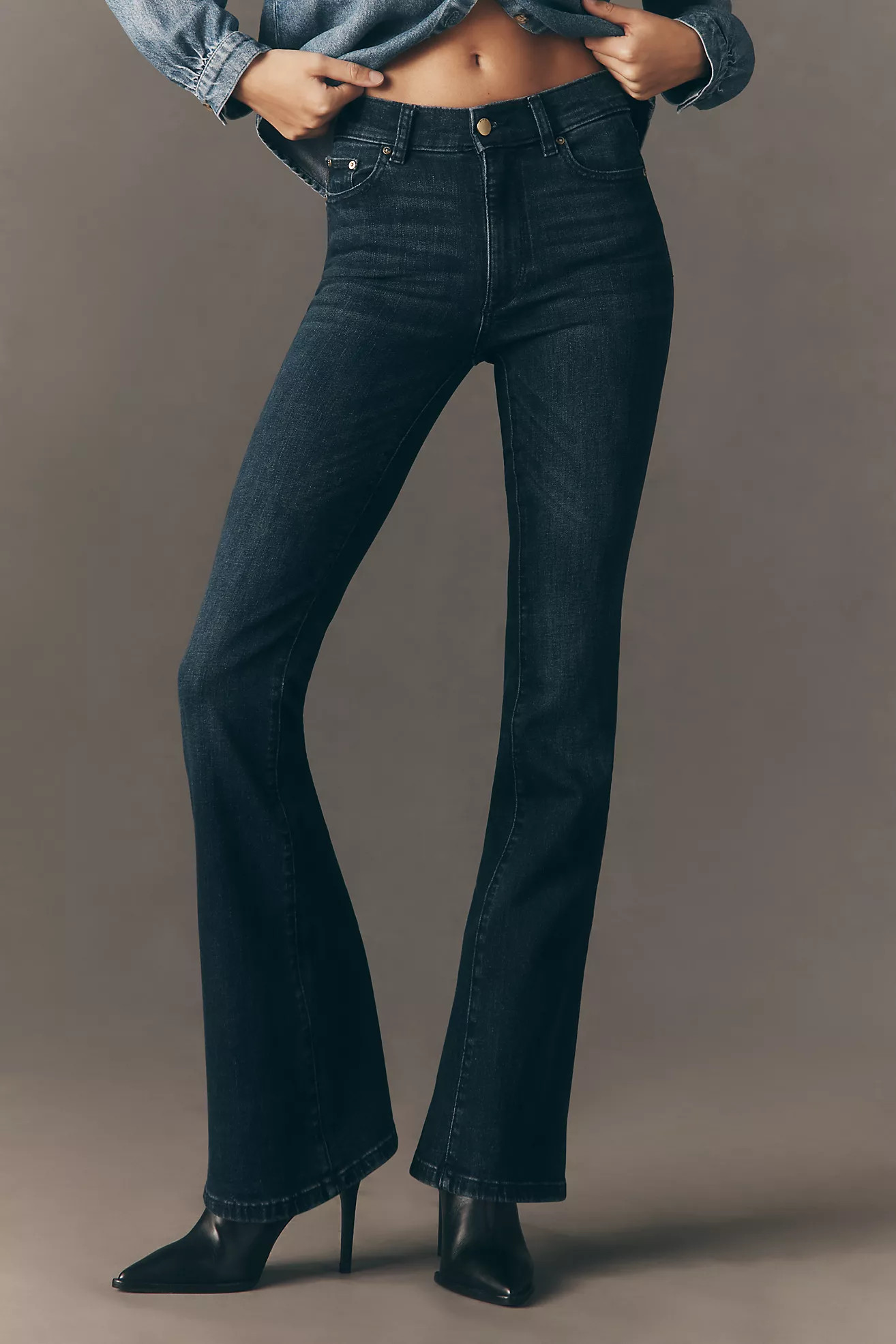 DL1961 Bridget Boot High-Rise Bootcut Jeans | Anthropologie (US)