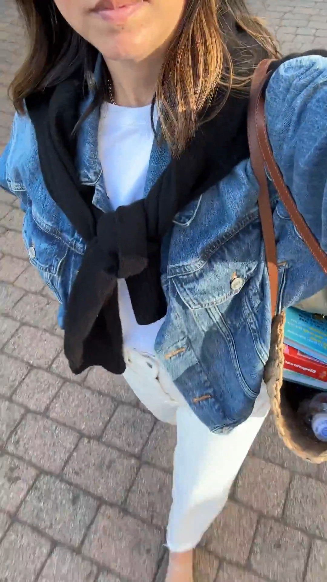 Spring outfits with denim jackets. 

My AGOLDE denim jacket is old, but the Levi's trucker is very similar in fit and wash (I own that one too). 

AGOLDE denim jacket xs
Madewell tee xs
Everlane Curve jeans 26. Sized up 2 and cut hems
Amazon mesh flats 5
Everlane cashmere sweater black xs. Cashmere is sold out so linked the cotton one. 
J.Crew tote

Spring outfits, spring style, jean jacket, petite style 

#LTKSeasonal #LTKmomlife #LTKootd