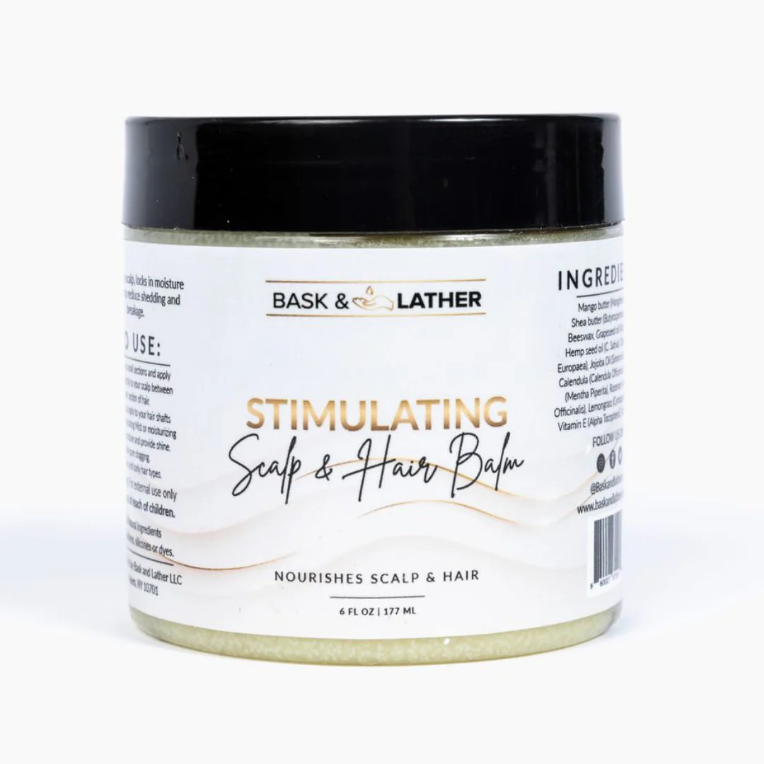 🔥HOT DEAL- BALM- Stimulating Scalp and Hair Balm | Bask and Lather Co