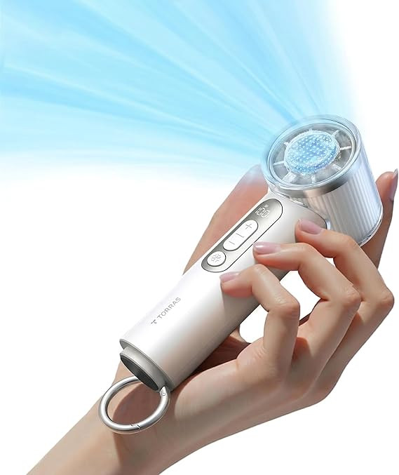 TORRAS COOLiFY iva Handheld Fan with Ice Cooler, [Chill by 50°F], 0-100 Adjustable Speed, Super ... | Amazon (US)