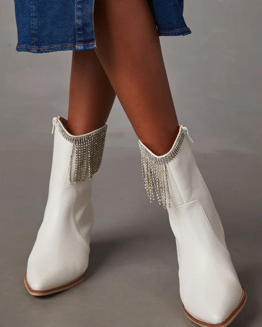 Womack Fringe Tassel Ankle Boots | VICI