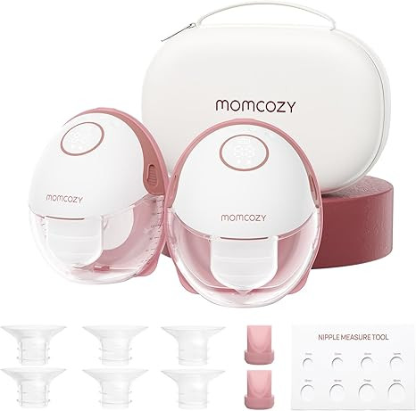 Momcozy Breast Pump Hands Free Mobile Style | M6, Wearable Breastfeeding Pump Ideal Rhythm for Mo... | Amazon (US)
