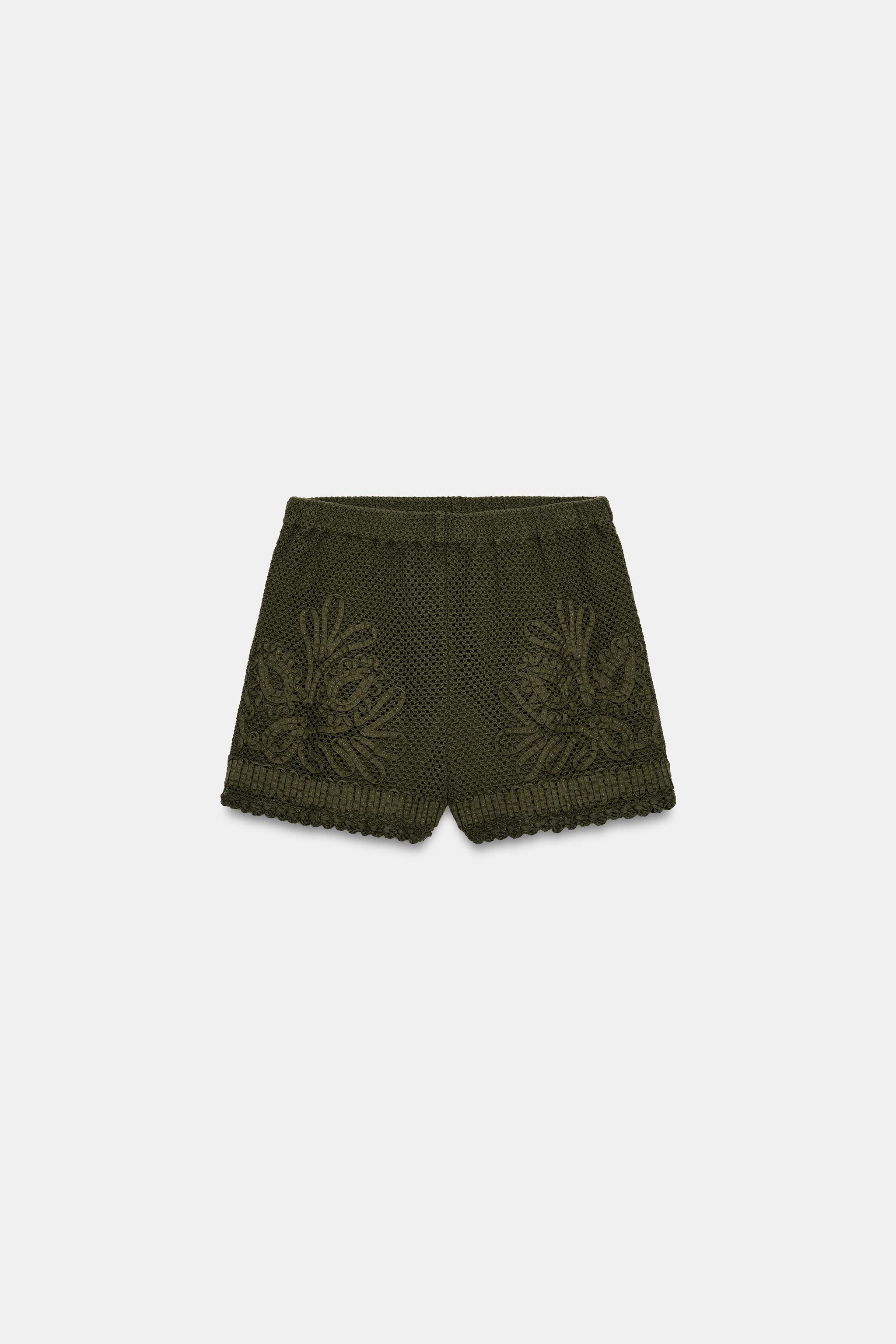 CROCHET COMBINATION SHORTS | Zara US