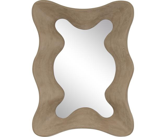 Wandspiegel Riva mit gewelltem Rahmen aus Mangoholz | WestwingNow EU