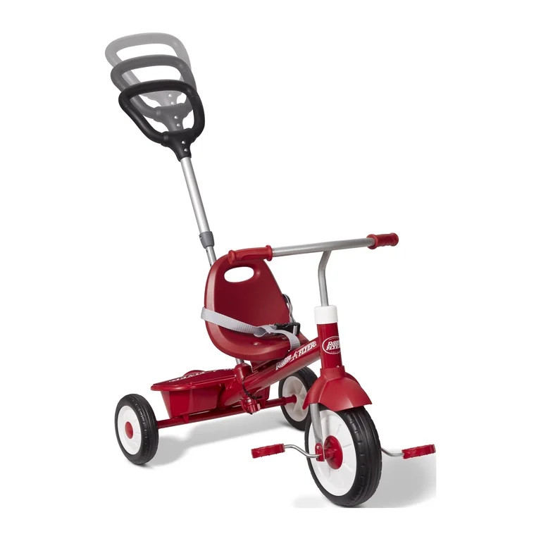 Radio Flyer 3-in-1 Trike with Adjustable Handle for Ages 1.5 to 5 | Walmart (US)