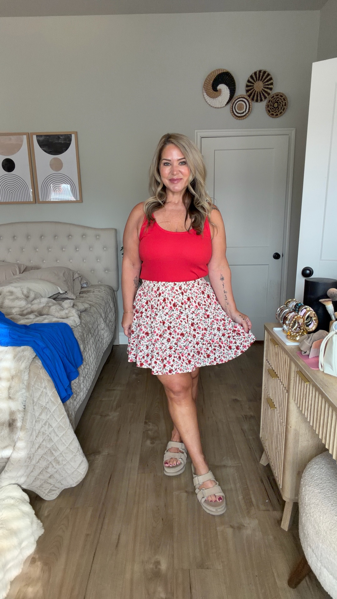 Size large 

#LTKMidsize #LTKOver40 #LTKPetite