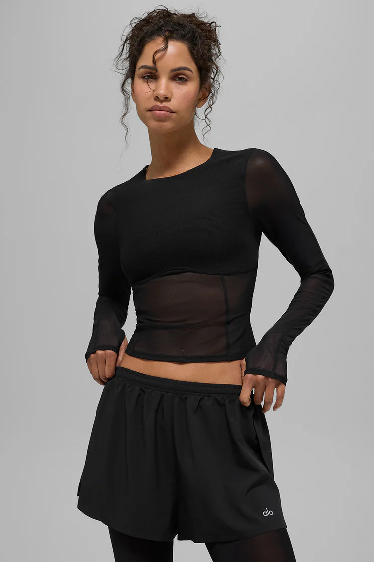 Mesh Winter Twilight Long Sleeve | Alo Yoga (US)