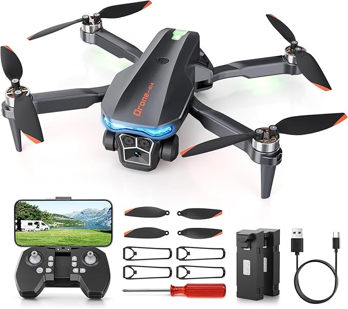 Drone with Camera - Foldable Brushless Motor Drone for Adults/Kids, 1080P HD RC quadcopter. Waypo... | Amazon (US)