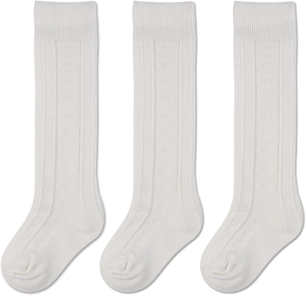 EPEIUS Baby Girls Boys Uniform Knee High Socks Tube Ruffled Stockings Infants and Toddlers (Pack ... | Amazon (US)