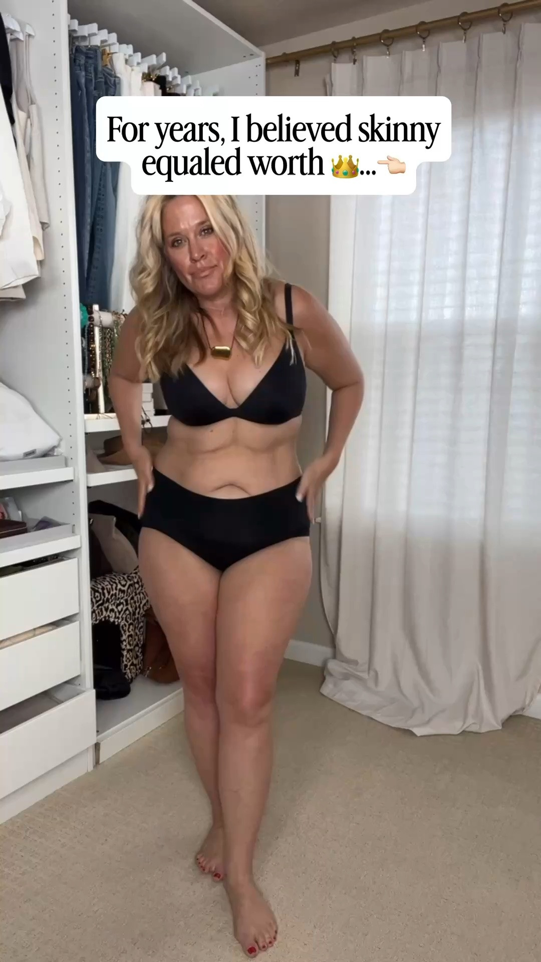 ✨Tap the bell, save and ❤️ start here over 40 fashion, midlife style, midsize fashion and luxury looks for less.  

For years, many of us believed skinny equaled worth.

We thought confidence would come after the weight loss, the smaller size, the different body.

But worth is inherent.
It is not something we earn.
It is where we begin.

Then comes Outfit Physics™:
lift the eye, skim the body, balance proportions.

Start with worth.
Look good. Feel good. Feel like yourself again. 🤍

👑 Helping you look good, feel good.-Lindsey Denver   Check back daily for belly-friendly style, confidence, and Outfit Physics™.

#LTKOver40 #LTKPlusSize #LTKMidsize