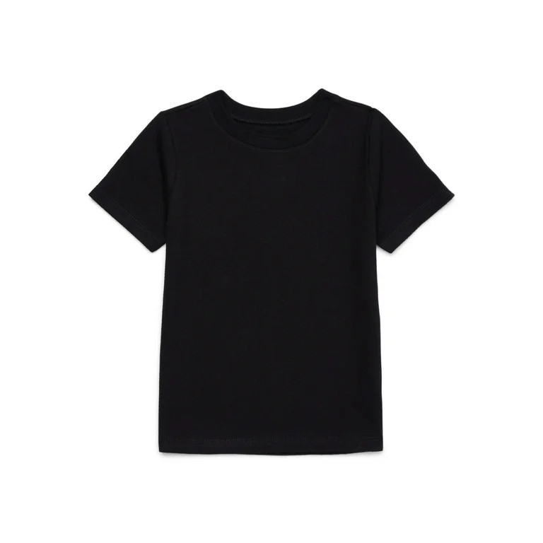 Garanimals Toddler Boy Short Sleeve Solid T-Shirt, Sizes 18M-5T | Walmart (US)