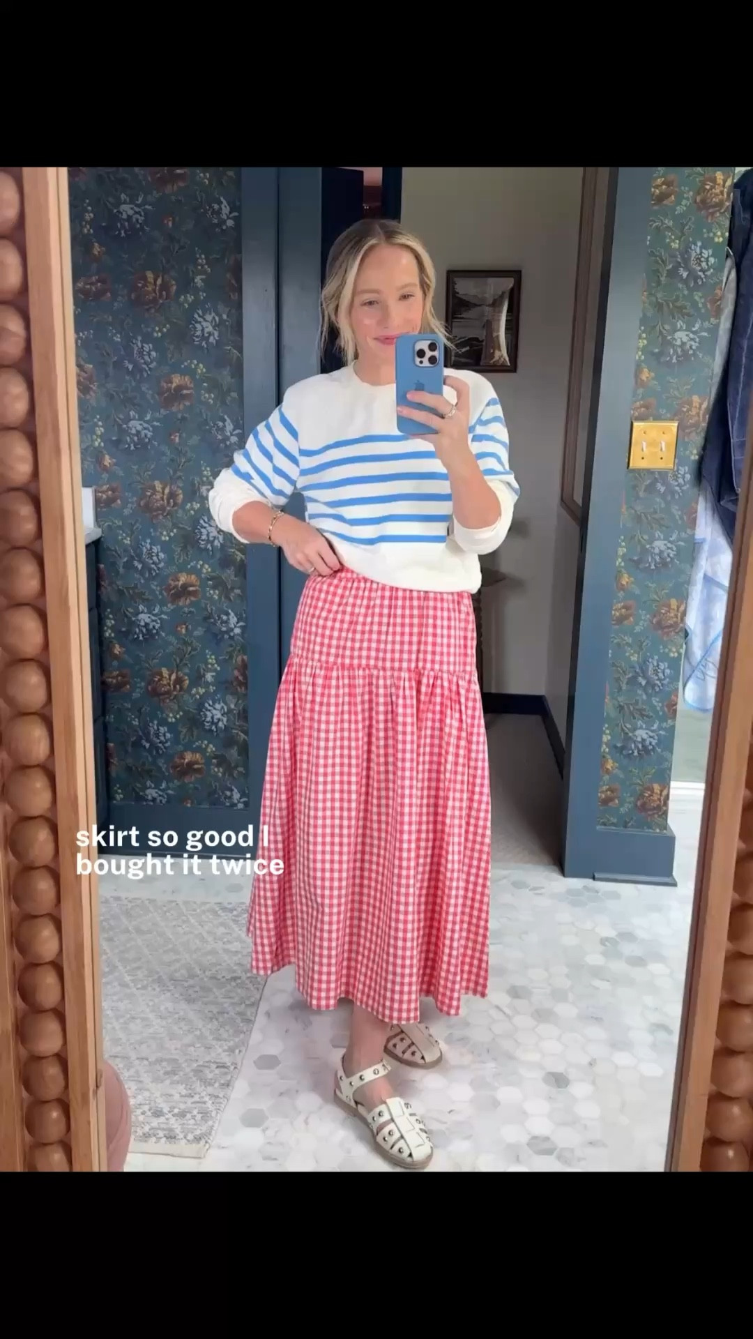 Marine Layer Favorites lately! Size down to an xs in the skirts & tops, wearing my regular size small in the Sweatshirt & tee ~ code SEEYOUSOON (once per email) ~ Freda Salvador sera sandals are a splurge but 20% off this week and WOW are they worth it. Also linked the similar Rothy's at around the $100 price point, both fit true to size. xo, Claire

#LTKSeasonal #LTKootd #LTKOver40