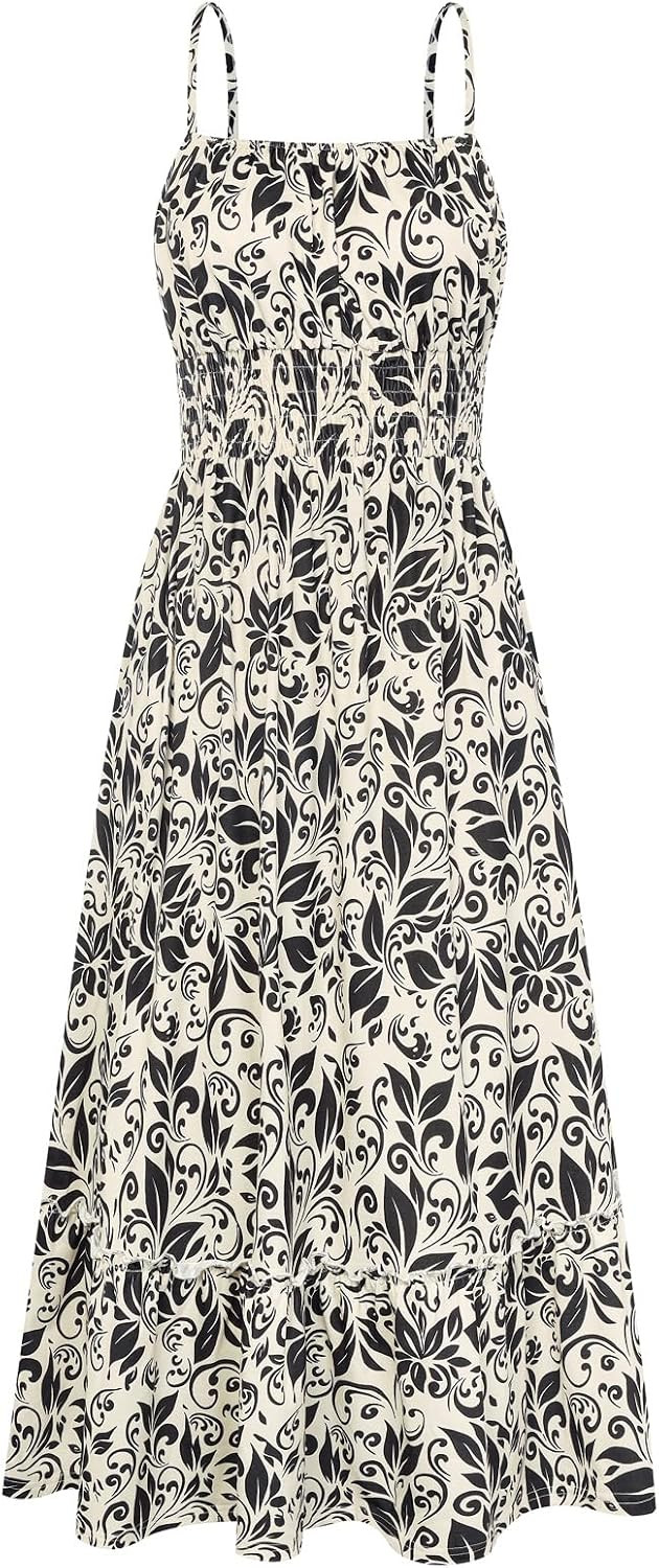 GRACE KARIN Summer Dresses for Women 2026 Vacation Boho Maxi Sundress | Amazon (US)