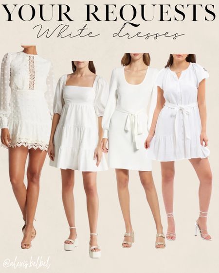 White dresses 

#LTKfindsunder100 #LTKfindsunder50