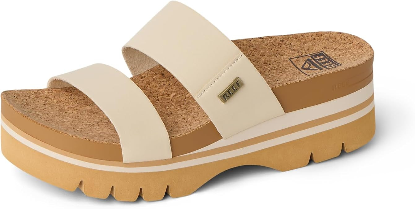 REEF Cushion Vista Higher Women's Platform Fashion Sandal, Arch Support, Ultra Soft Cushion Footb... | Amazon (US)