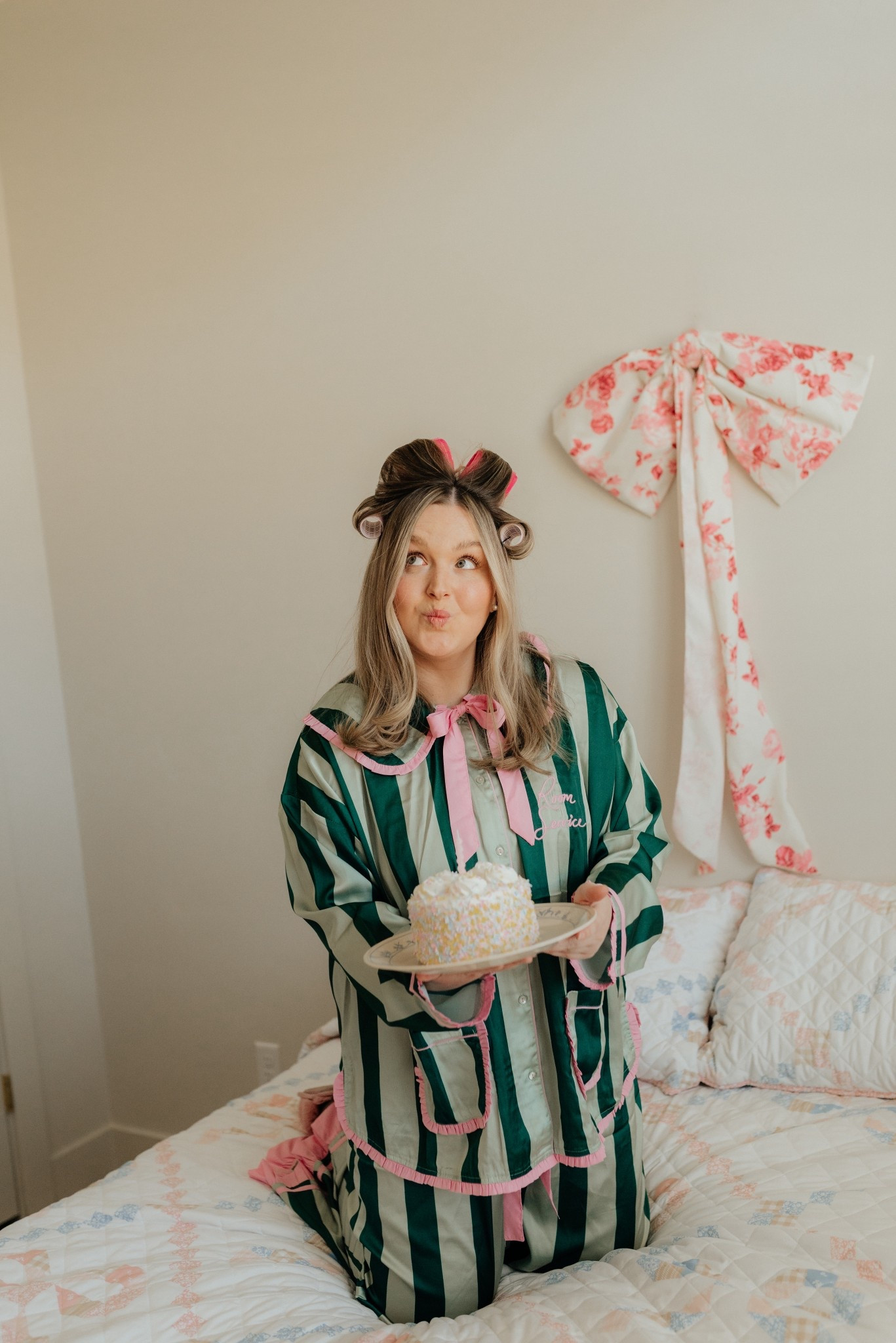 Some collared pajamas that have similar vibes! The ones I’m wearing are River Island from ASOS. 

#LTKOver40 #LTKootd