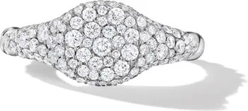David Yurman Petite Pavé Diamond Pinky Ring in 18K Gold | Nordstrom | Nordstrom