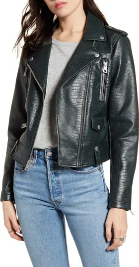 Faux Leather Moto Jacket | Nordstrom Rack
