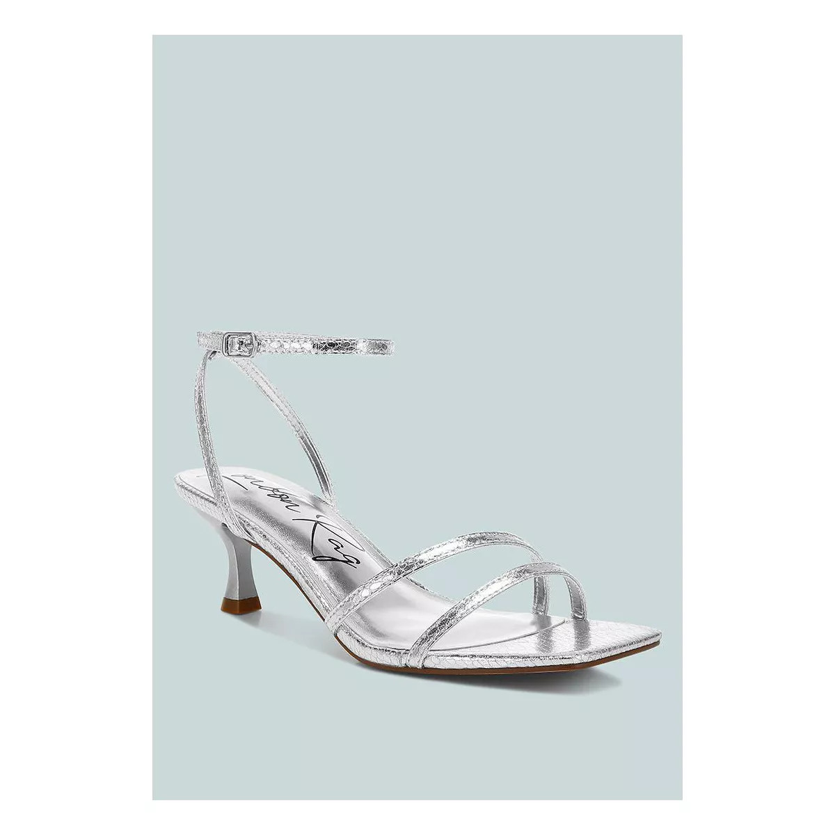 London Rag Womens Deacon Faux Leather Strappy Sandals 8 | Target