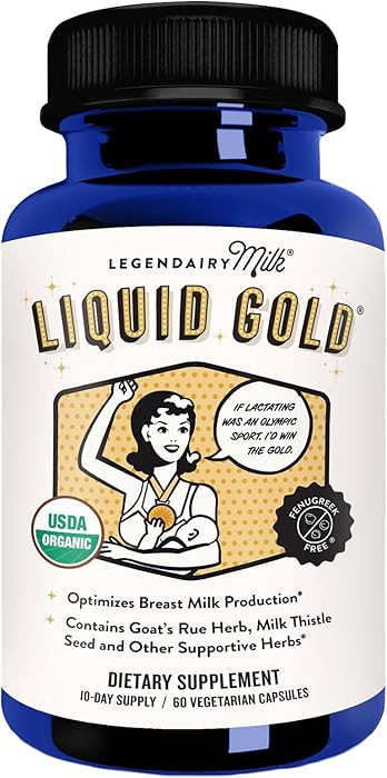 Legendairy Milk Liquid Gold Lactation Support | Lactation Supplement with Organic Goats Rue, Milk... | Amazon (US)