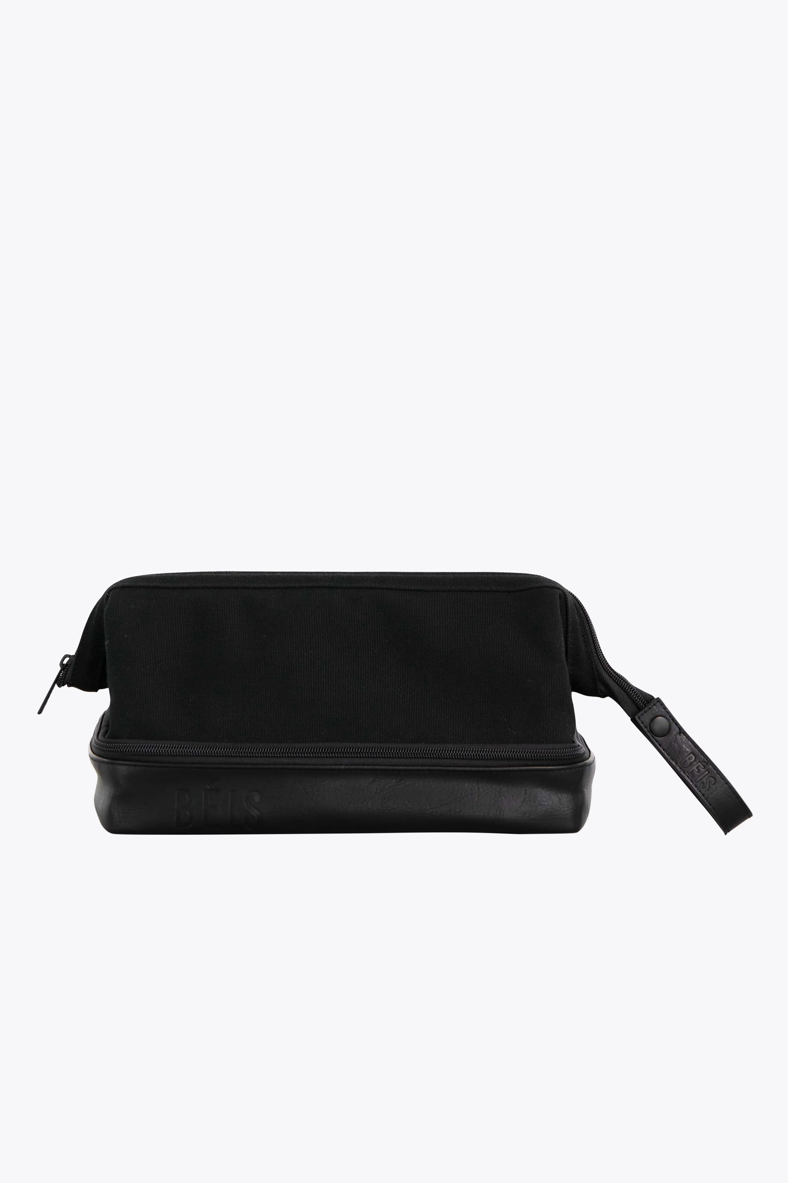 BÉIS 'The Dopp Kit' in Black - Travel Dopp Kit For Toiletries | BÉIS Travel