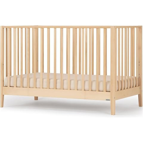 dadada Baby Soho 3-in-1 Convertible Wooden Crib to Toddler Bed - Made in Italy, GREENGUARD Gold C... | Amazon (US)