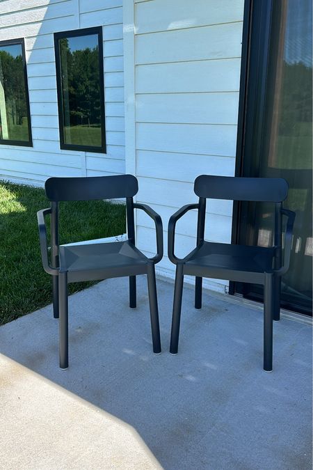 Stackable outdoor chairs on major sale! 

#LTKHome #LTKFindsUnder50 #LTKSaleAlert