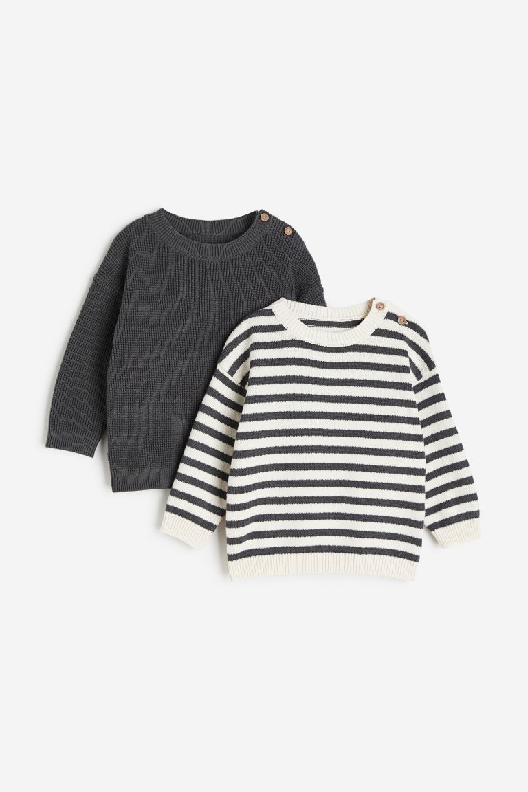 2-pack Cotton Sweaters | H&M (US + CA)