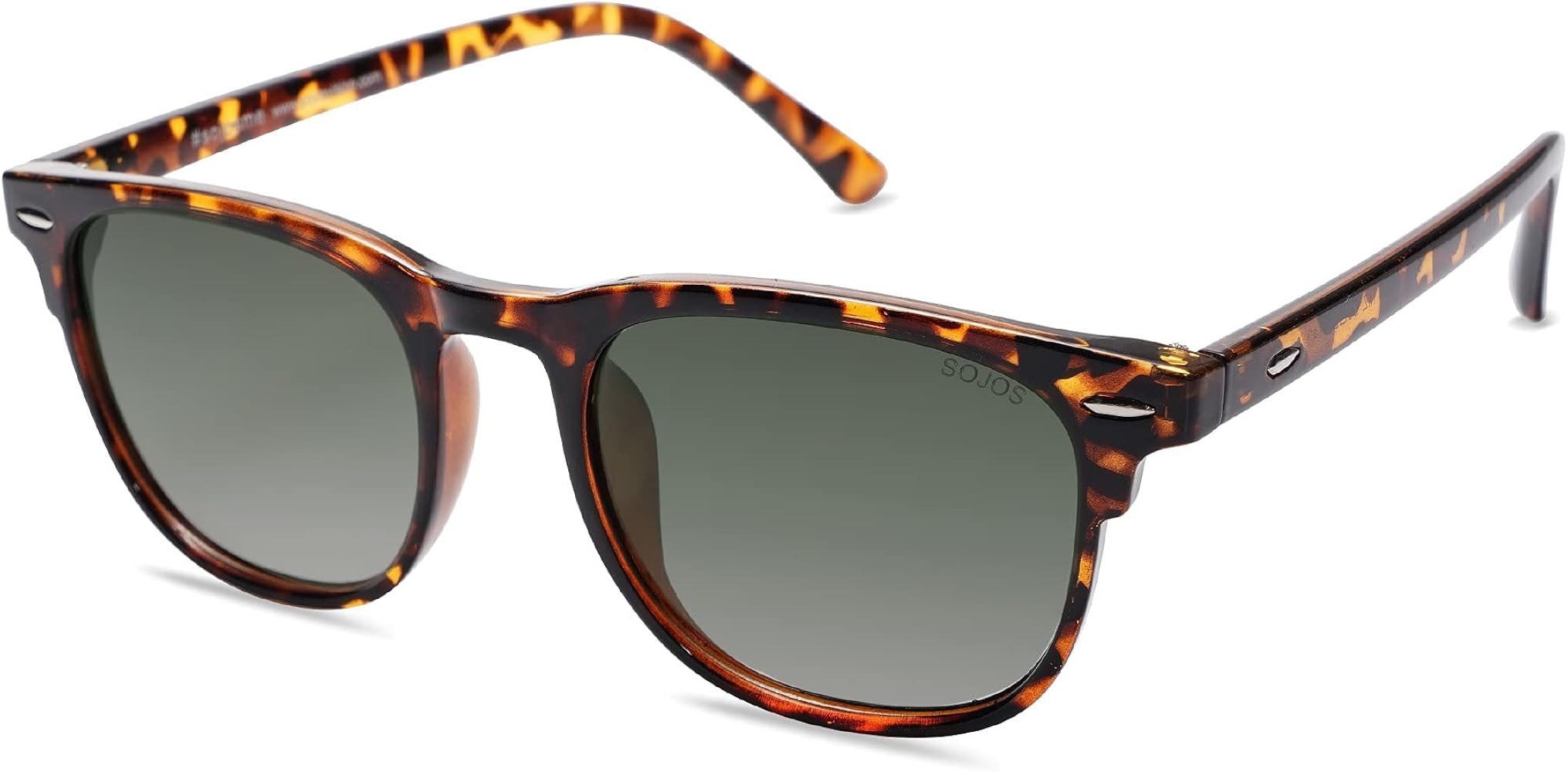 SOJOS Retro Vintage Square Polarized Sunglasses for Women Men UV Protection Lens TR90 Frame Sungl... | Amazon (US)