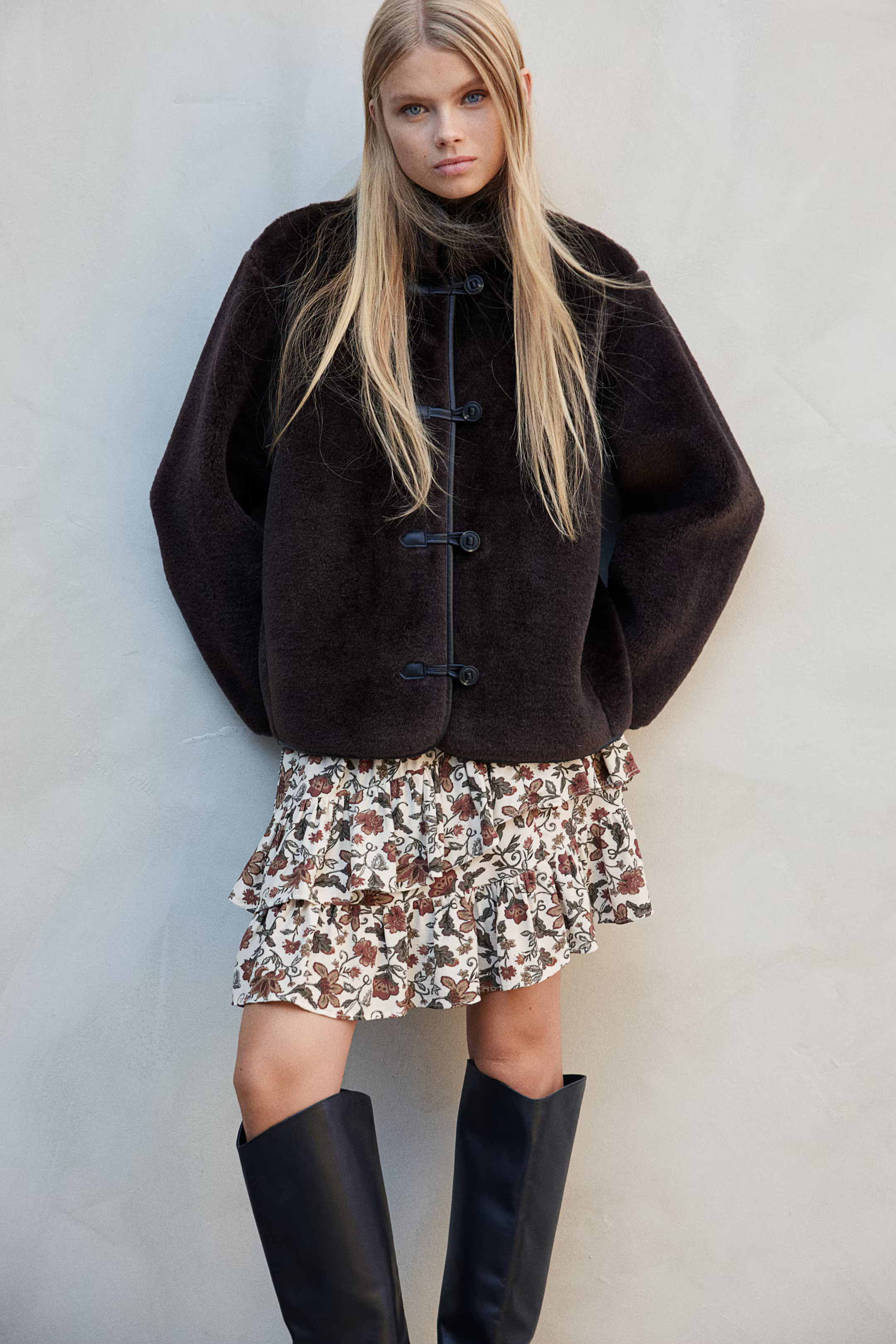 Fluffy jacket | H&M (UK, MY, IN, SG, PH, TW, HK)