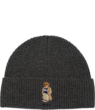 Polo Ralph Lauren Polo Bear Beanie - Barclay Heather | Dillard's
