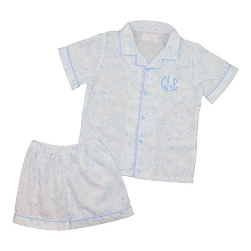 Blue And White Easter Pajamas | Cecil and Lou