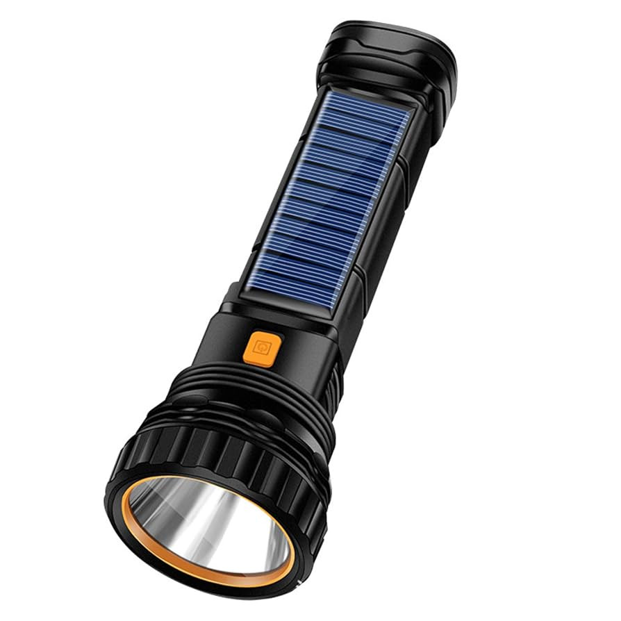Solar/Rechargeable Multi Function 1000 Lumens LED Flashlight, with Emergency Strobe Light and 120... | Amazon (US)
