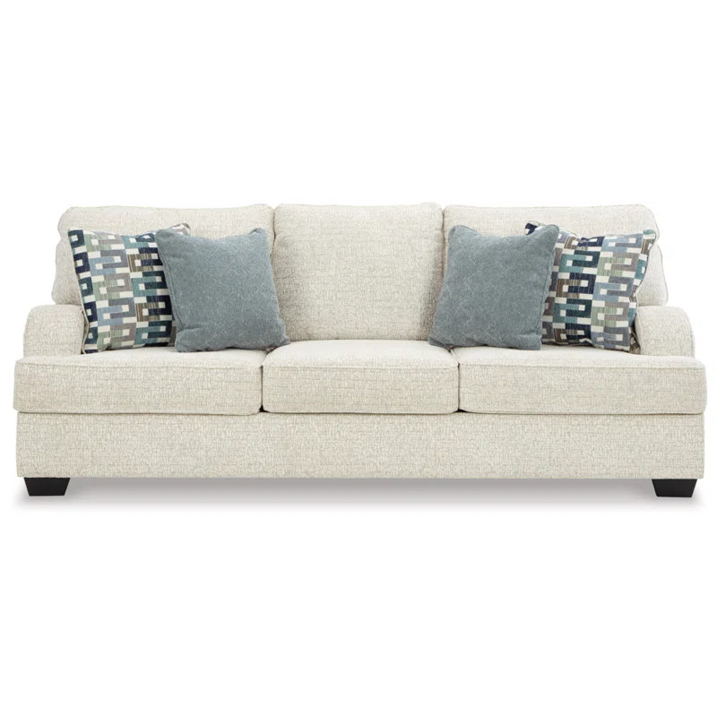 92" Recessed Arm Sofa Bed with Reversible Cushions | Wayfair North America